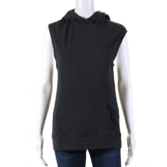 Lululemon Relaxed Sleeveless Soft Hoodie Grey 2 NWOT - Picture 8 of 14